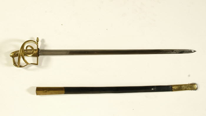 02010264 Sciabola da sottoufficiale di fanteria. Danimarca Secolo XIX