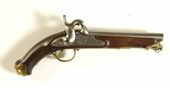 03010151 Pistola a percussione da marina. Regno di Sardegna