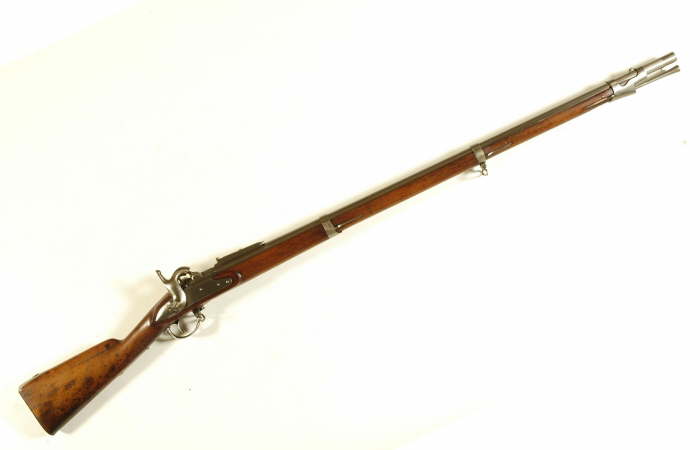 03020235 Fucile a percussione rigato.Belgio XIX secolo