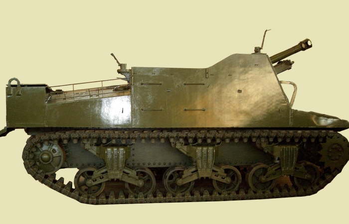 05020039 Obice da campagna da da 105/22 su semovente Sexton