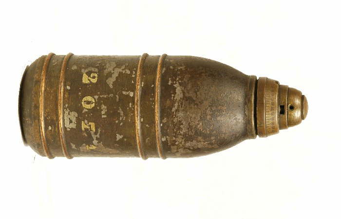 07010375 Granata Shrapnel mod. 1896-1898. Regno d'Italia. Secolo XIX