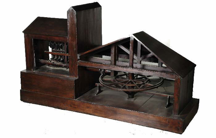 09040006 Iimpianto per la produzione di polvere azionato da cavalli